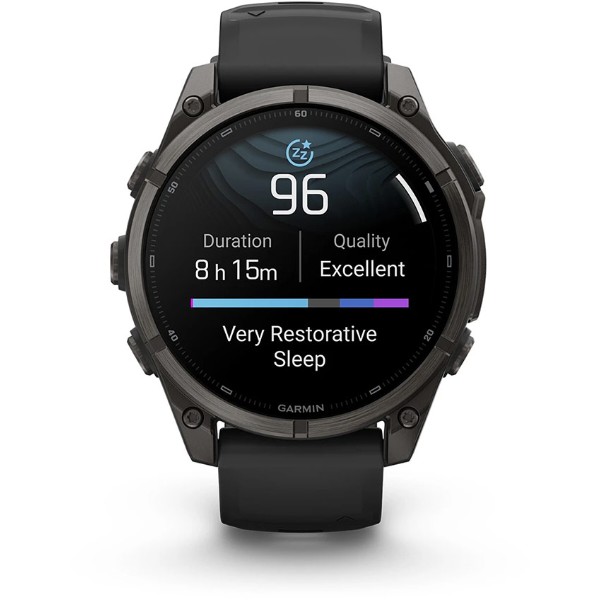 Фото - Смарт-часы Garmin fenix 9, 47mm, Carbon DLC, Black Band (010-04762-11)