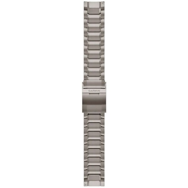 Фото - Ремінець для смарт-годинника Garmin MARQ GEN2, QF 22, Swept-Link PVD Titanium Bracelet (010-13225-12)