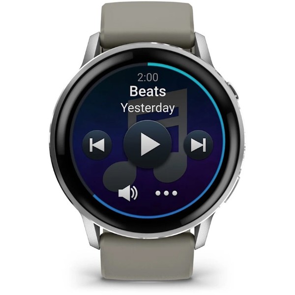 Фото - Смарт-годинник Garmin Venu 4 45mm Silver with Siliver Gray Silicone (010-03014-41)