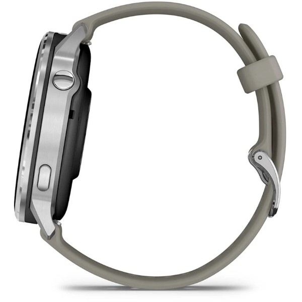Фото - Смарт-годинник Garmin Venu 4 45mm Silver with Siliver Gray Silicone (010-03014-41)