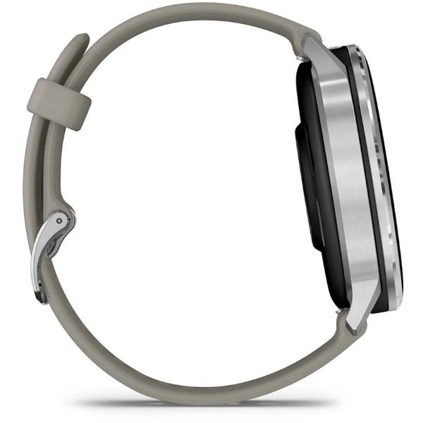 Фото - Смарт-годинник Garmin Venu 4 45mm Silver with Siliver Gray Silicone (010-03014-41)