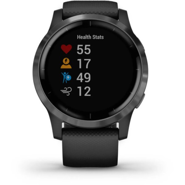 Фото - Смарт-часы Garmin Vivoactive 4 Black Case with Black Silicone Band (Б/У)