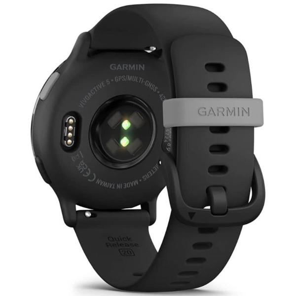 Фото - Смарт-часы Garmin Vivoactive 5 Slate Aluminum Bezel with Black Case and Silicone Band (010-02862-5A)