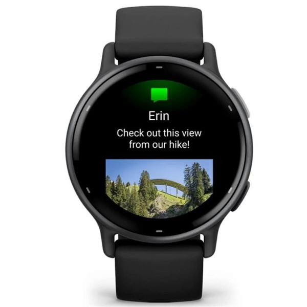 Фото - Смарт-часы Garmin Vivoactive 5 Slate Aluminum Bezel with Black Case and Silicone Band (010-02862-5A)