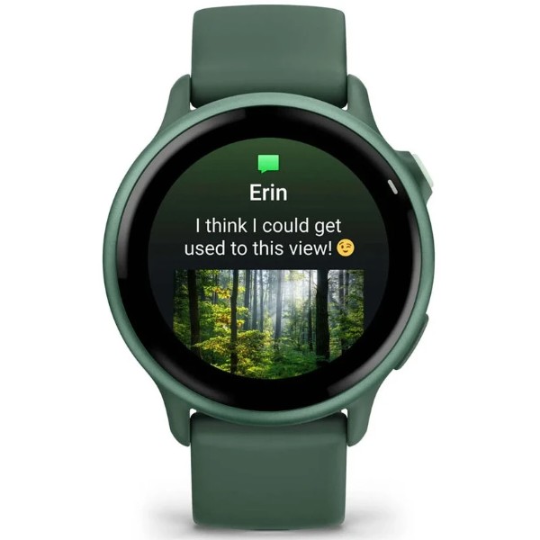 Фото - Смарт-часы Garmin Vivoactive 6 Metallic Jasper Green with Jasper Green Silicone Band (010-02985-42)