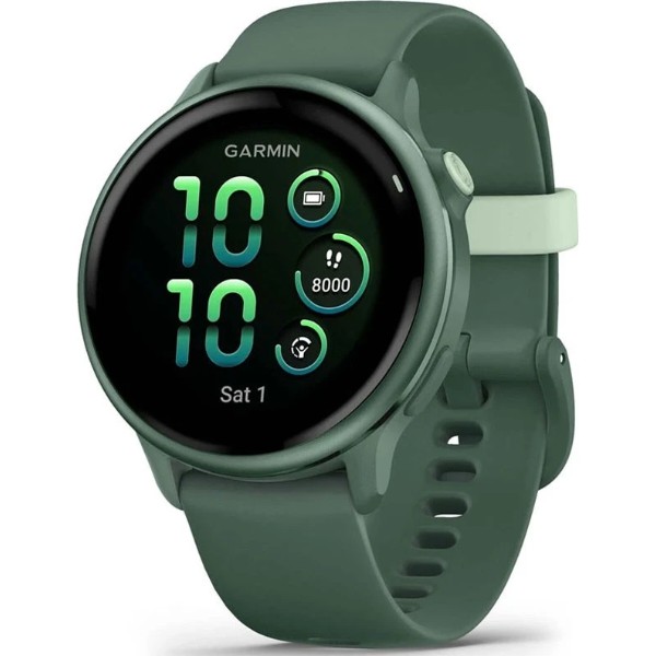 Фото - Смарт-часы Garmin Vivoactive 6 Metallic Jasper Green with Jasper Green Silicone Band (010-02985-42) Фото - Смарт-часы Garmin Vivoactive 6 Metallic Jasper Green with Jasper Green Silicone Band (010-02985-42)