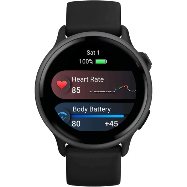 Фото - Смарт-часы Garmin Vivoactive 6 Slate with Black Silicone Band (010-02985-40)