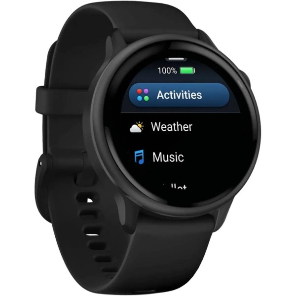 Фото - Смарт-часы Garmin Vivoactive 6 Slate with Black Silicone Band (010-02985-40)