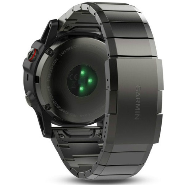 Фото - Смарт-часы Garmin Fenix 5X Slate Gray Sapphire with Metal Band (010-01733-03)