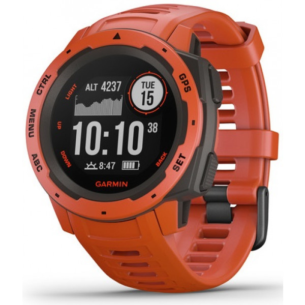Фото - Смарт-годинник Garmin Instinct Flame Red with Red band (010-02064-02)