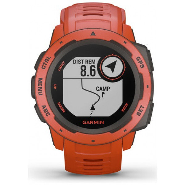 Фото - Смарт-годинник Garmin Instinct Flame Red with Red band (010-02064-02)