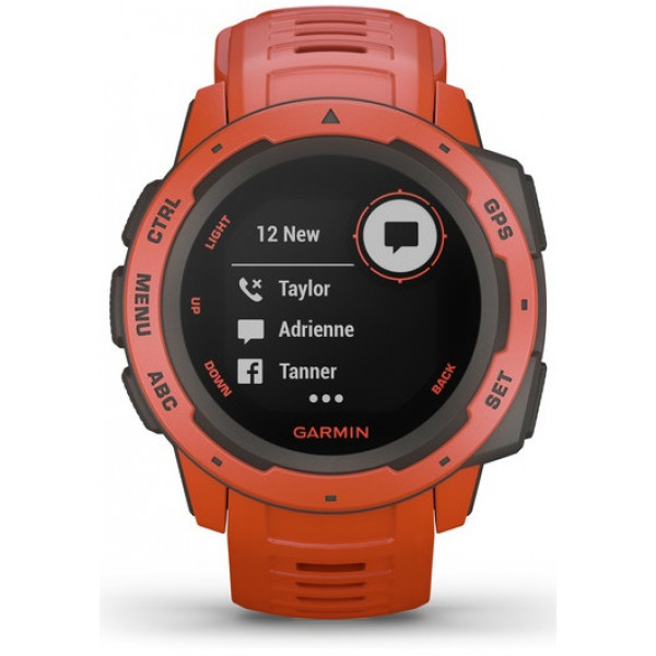 Фото - Смарт-годинник Garmin Instinct Flame Red with Red band (010-02064-02)