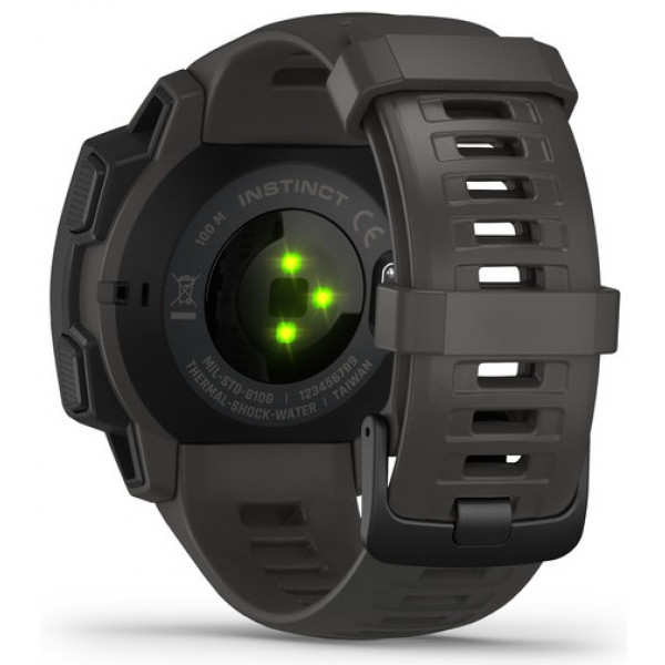 Фото - Смарт-часы Garmin Instinct Graphite with Black band (010-02064-00)