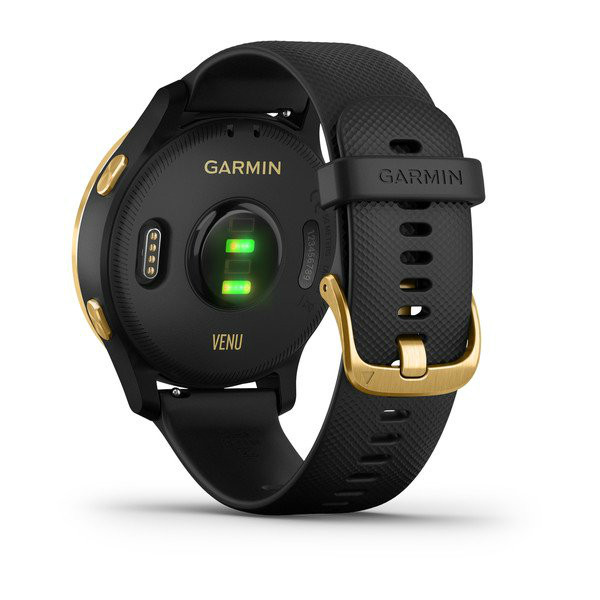 Фото - Смарт-годинник Garmin VENU Black/Gold (010-02173-33)