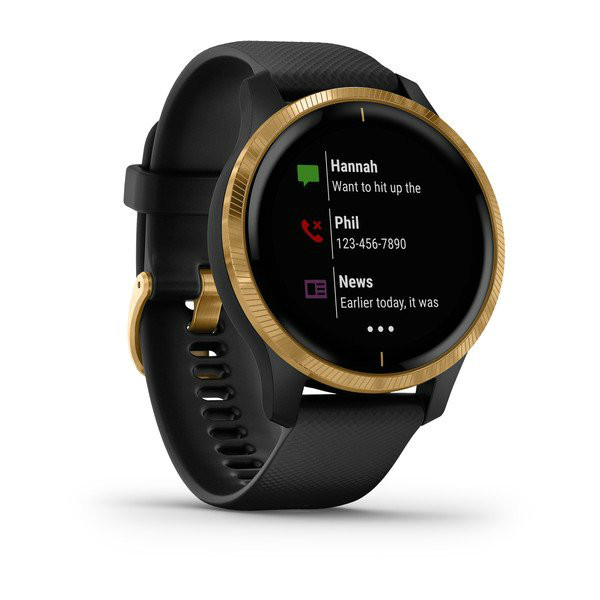 Фото - Смарт-годинник Garmin VENU Black/Gold (010-02173-33)