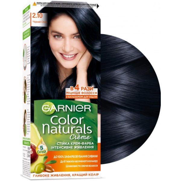 Фото - Фарба для волосся Garnier Color Naturals 2.10 Чорний опал 110 мл (3600540676801)