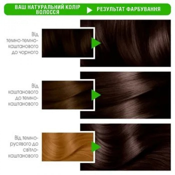 Фото - Краска для волос Garnier Color Naturals 3 Темный каштан 110 мл (3600540676726)