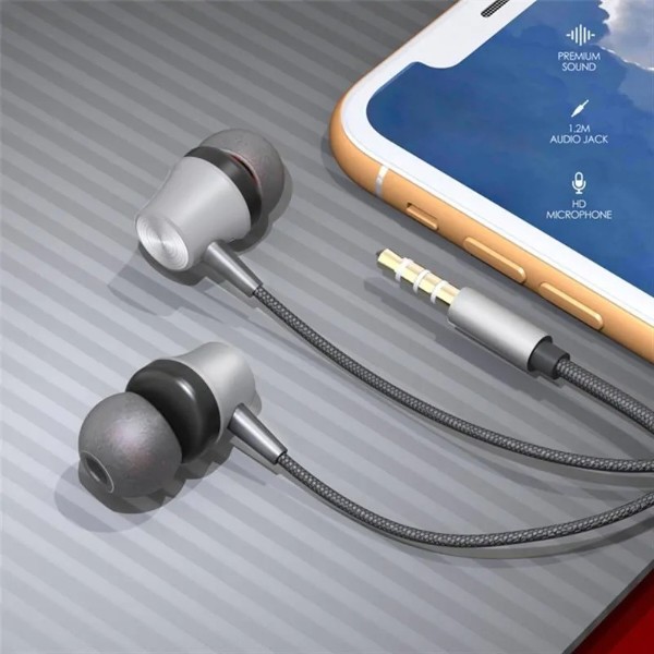 Фото - Наушники вкладыши проводные SkyDolphin SR03 Silver (HF-000459)