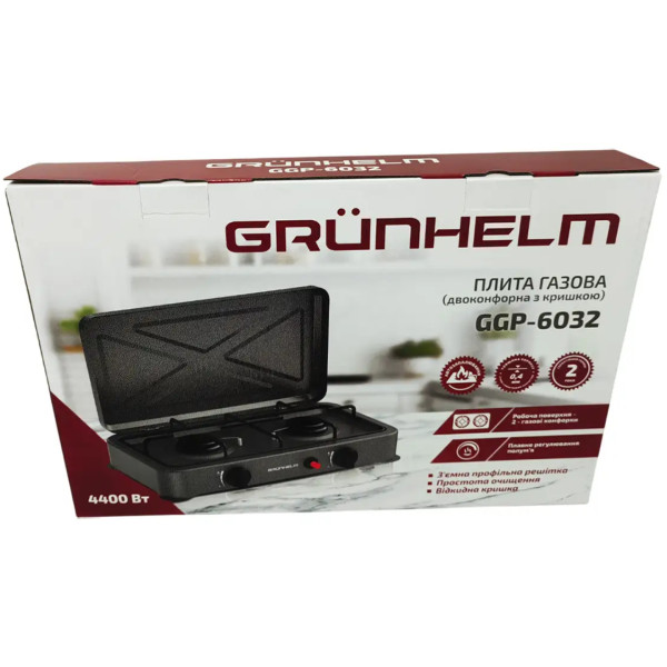 Фото - Плита газова настільна Grunhelm GGP-6032