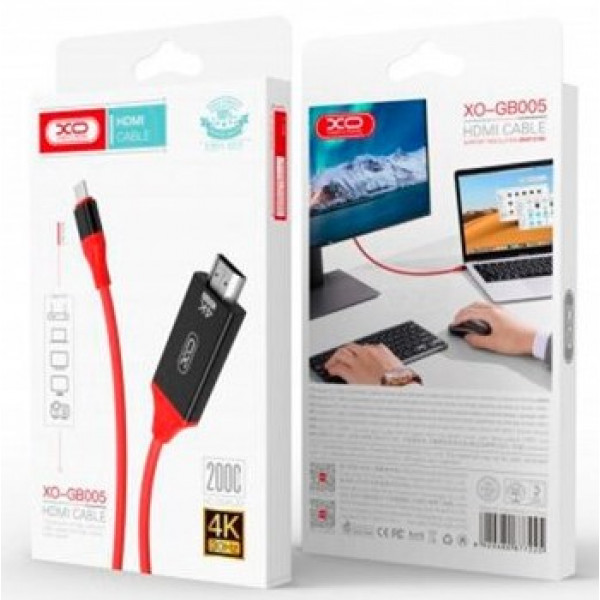Фото - Адаптер XO USB C - HDMI 2 m (GB005)