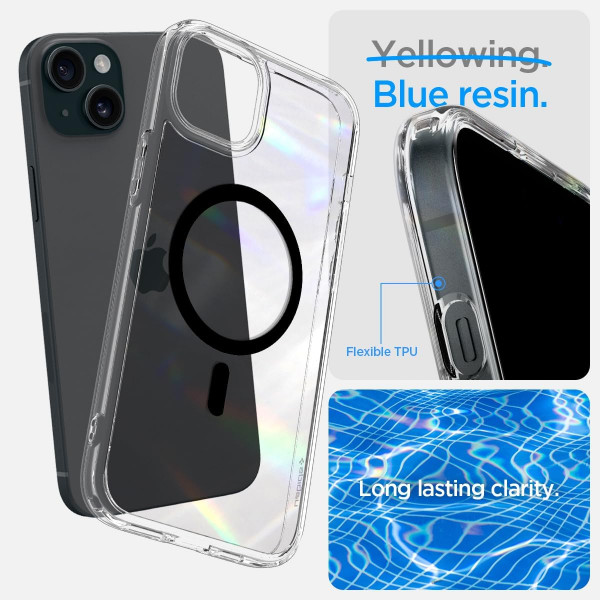 Фото - Чохол для смартфону Spigen for Apple iPhone 15 Plus Ultra Hybrid MagFit, Black (ACS06661)