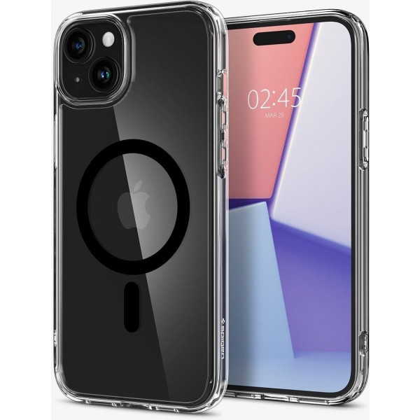 Фото - Чохол для смартфону Spigen for Apple iPhone 15 Plus Ultra Hybrid MagFit, Black (ACS06661)