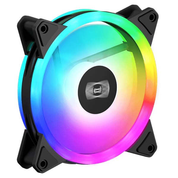 Фото - Корпусный вентилятор PCCooler F3 T120 ARGB BK 3 шт.