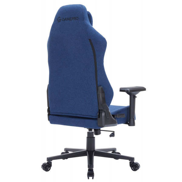 Фото - Крісло для геймерів GamePro FGC750DB Size L Fabric Dark Blue