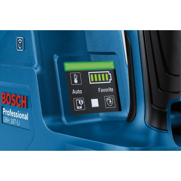 Фото - Перфоратор Bosch GBH 187-LI без АКБ та ЗП (0.611.923.120)