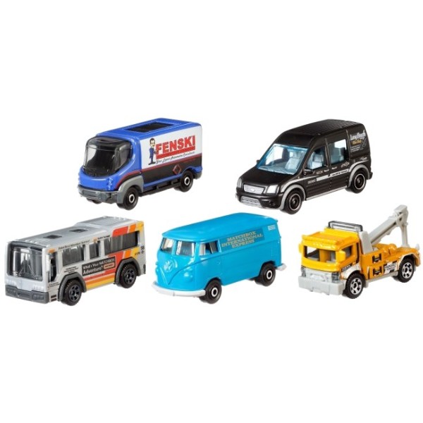 Фото - Автотранспорт Matchbox Подарочный набор автомобилей новый (5 шт.) (C1817)