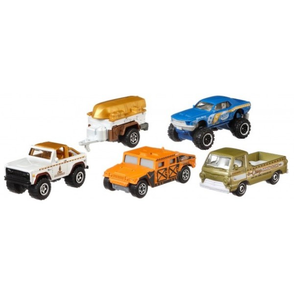 Фото - Автотранспорт Matchbox Подарочный набор автомобилей новый (5 шт.) (C1817)