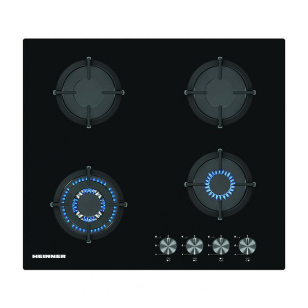 Фото - Варильна поверхня газова Heinner HBH-S584WI-GBK