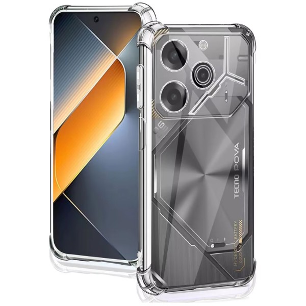 Фото - Чехол для смартфона BeCover Anti-Shock for Tecno POVA 6 (LI7) Clear (712784)