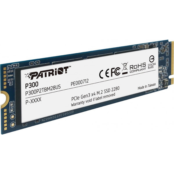 Фото - SSD-накопичувач внутрішній Patriot P300 512GB M.2 2280 PCIe NVMe 3.0 x4 TLC (P300P512GM28)