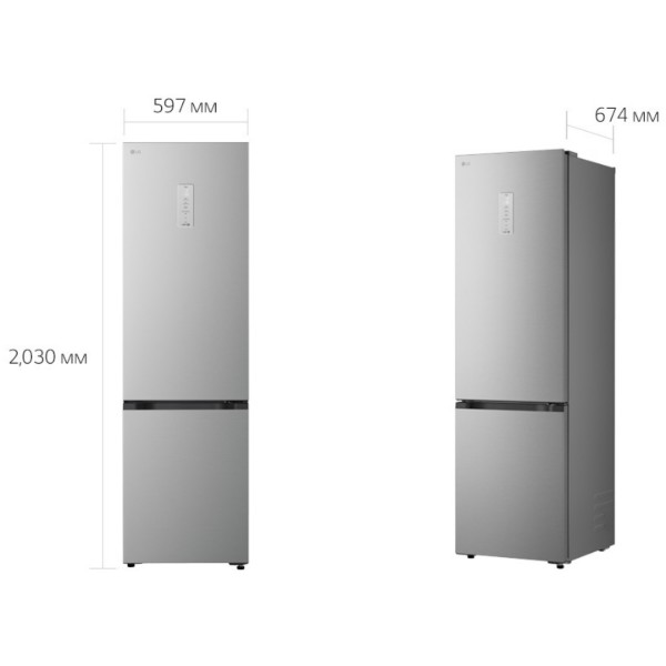 Фото - Холодильник LG GC-B509EMLM