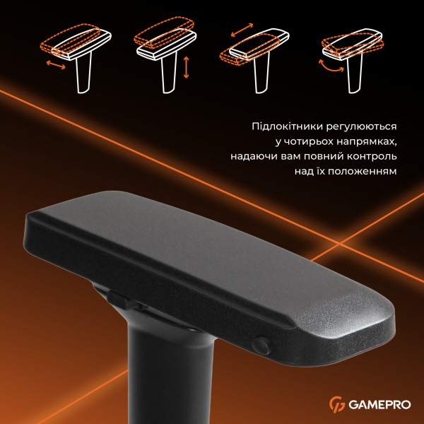 Фото - Крісло для геймерів GamePro GC775G Grey