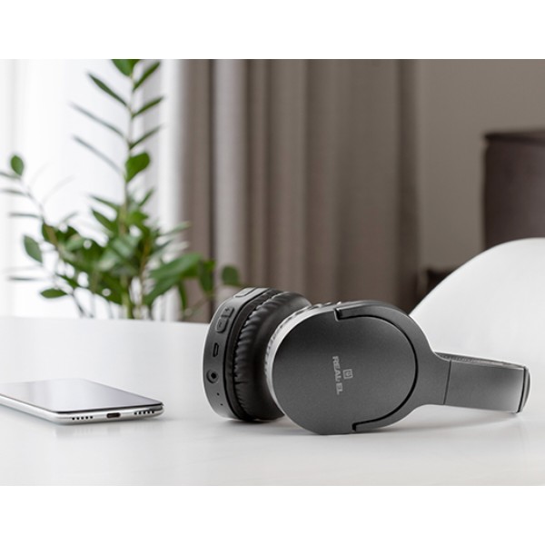 Фото - Наушники полноразмерные беспроводные REAL-EL GD-855 Black