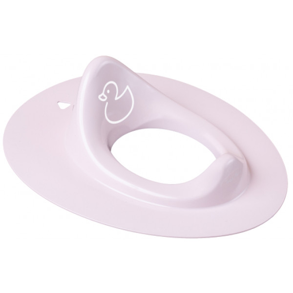 Фото - Дитяча накладка на унітаз класична Tega Baby Каченя Світло-рожевий (DK-090-130)
