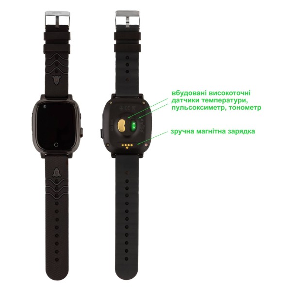 Фото - Детские часы AmiGo GO005 4G WIFI Thermometer Black