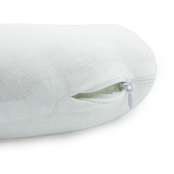 Фото - Подушка дорожня MirSon №8780 Naturale Line 11-2107 White Полістирол (2200006348658)