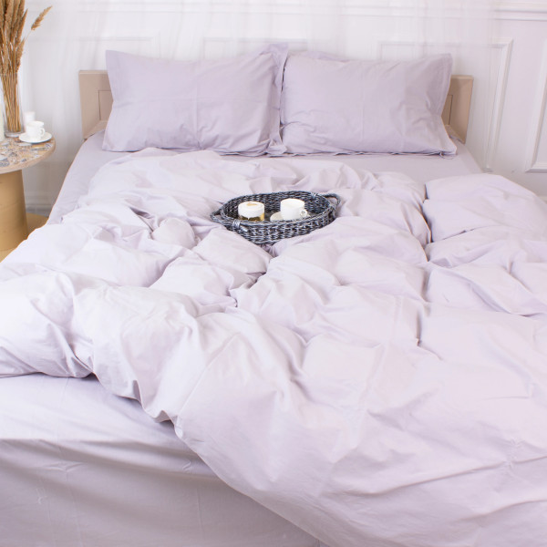Фото - Наволочка MirSon Poplin Line 054 Light Gray 70x70 см (2200006278900)