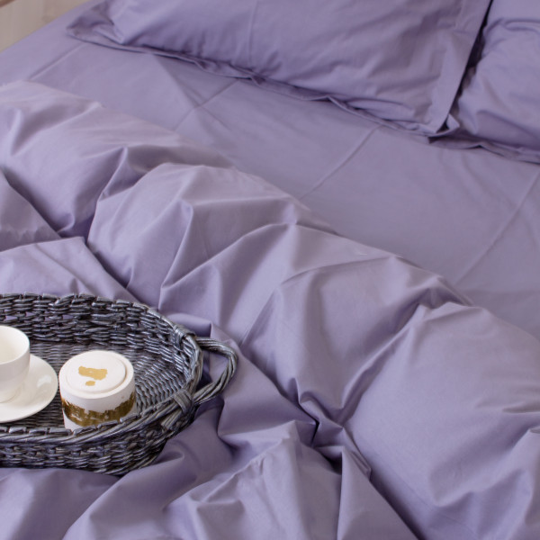 Фото - Комплект постільної білизни MirSon Poplin Line 056 Smoky 143 x 210 см (2200006279020)