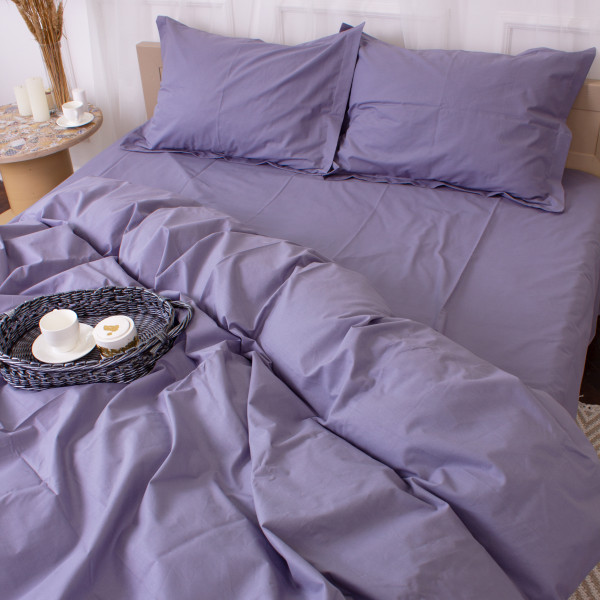 Фото - Комплект постільної білизни MirSon Poplin Line 056 Smoky 143 x 210 см (2200006279020)