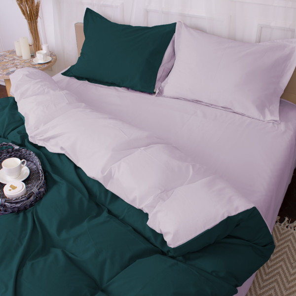 Фото - Комплект постільної білизни MirSon Poplin Line 054 + 091 Denise 143 x 210 см (2200006286028)