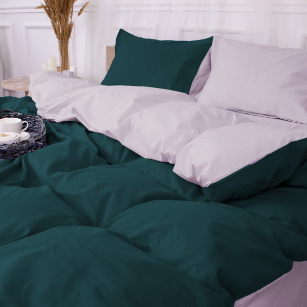 Фото - Комплект постільної білизни MirSon Poplin Line 054 + 091 Denise 220 x 240 см (2200006286073)