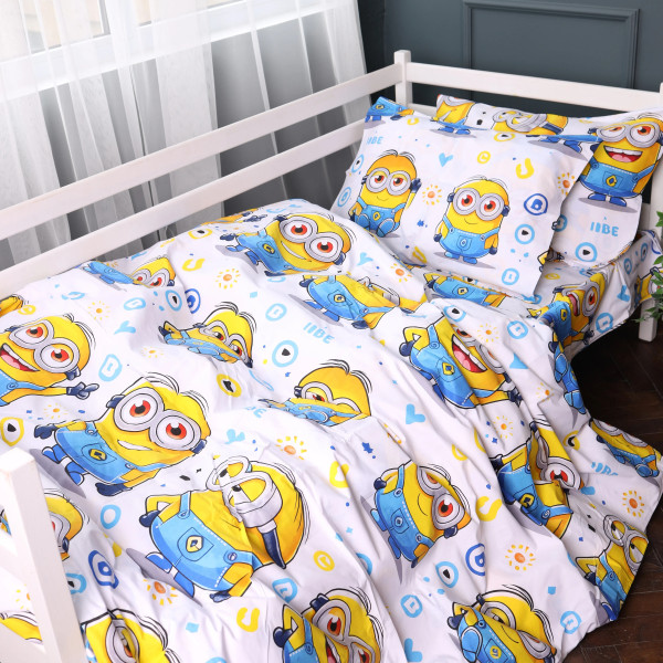 Фото - Комплект постільної білизни MirSon 143х210 см 17-0867 Happy Minions Ranforce Elite (2200012066430)