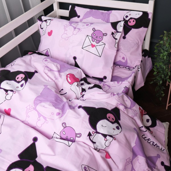 Фото - Комплект постельного белья MirSon 143х210 см 17-0869 Lovely Kuromi Бязь (2200012067390)