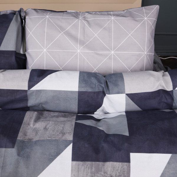 Фото - Наволочка MirSon Ranforce Elite 17-0850 Geometrica 60х60 (2200011702476)