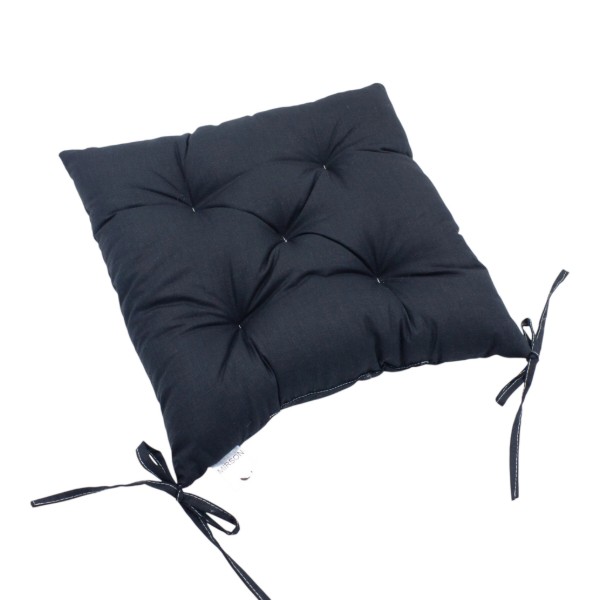 Фото - Подушка для стула MirSon Ranforce Elite 16-9000 Black Stone 40х50 см (2200006276081)