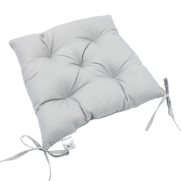 Фото - Подушка для стільця MirSon Ranforce Elite 16-5703 Light Gray 50х50 см (2200006276050)
